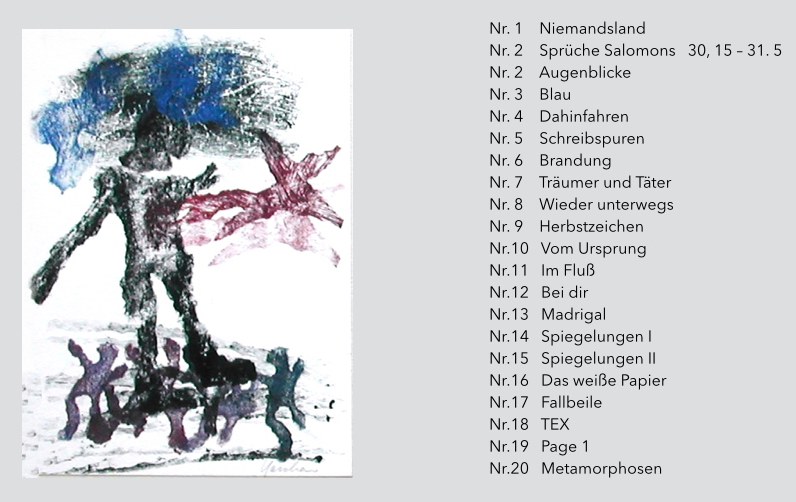 Handschriften – Werkübersicht