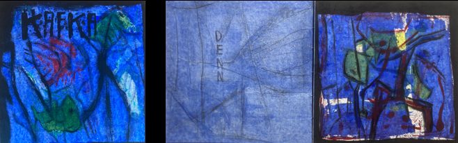 Die Bäume – Malerei, Stempeldruck